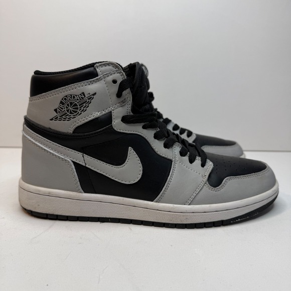 Nike Air Jordan 1 Retro High OG Shadow 2.0 Size 8 Men\'s Sneaker Shoes Black Grey